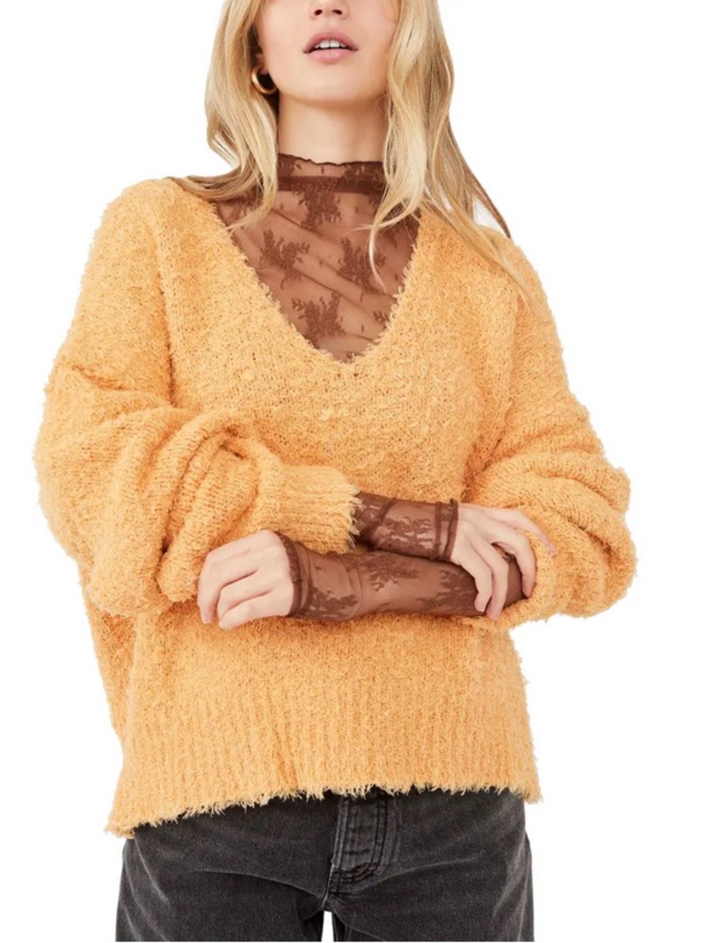 Free People We The Free Theo V-Neck Sweater